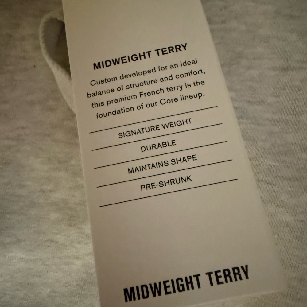 Reigning Champ Midweight Terry Hoodie, XL "Heather Ash" NWT - Picture 5 of 6